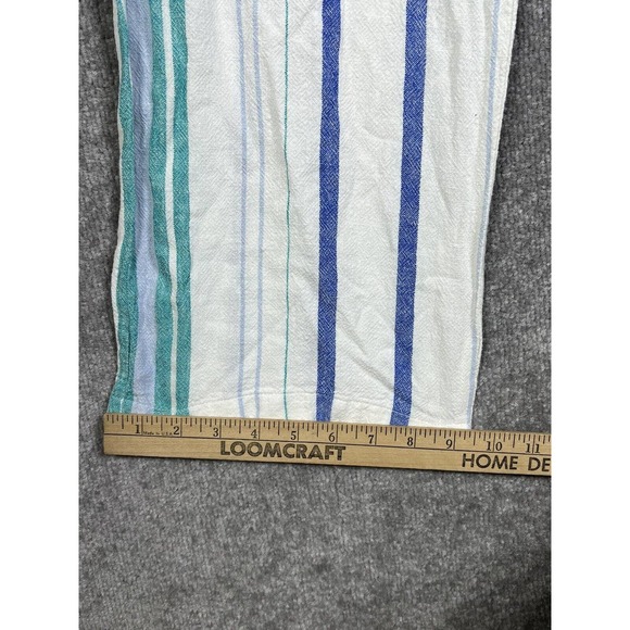 Ellen Tracy Linen Rayon Striped Pull On Pants Womens Size XL Pockets - Picture 16 of 16